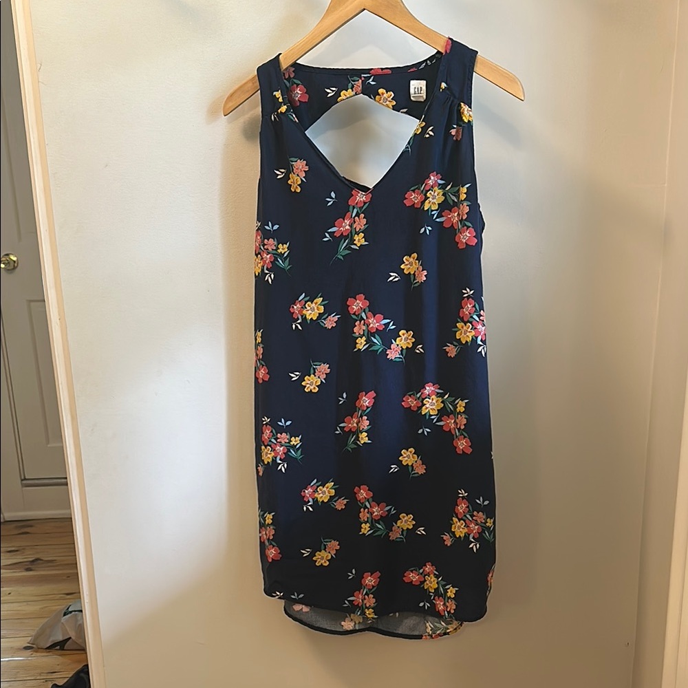 GAP Navy cutout Mini Sundress Resort Wear